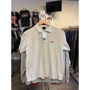 VTG Apple 1 Computer Macintosh Promo Collared T Shirt Adult Medium 80s USA Rare